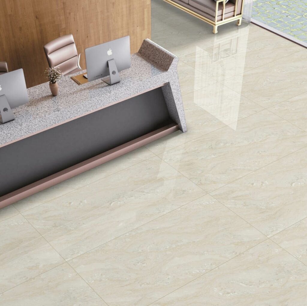Daino-Camel Polished Vitrified Tiles Distributor in USA